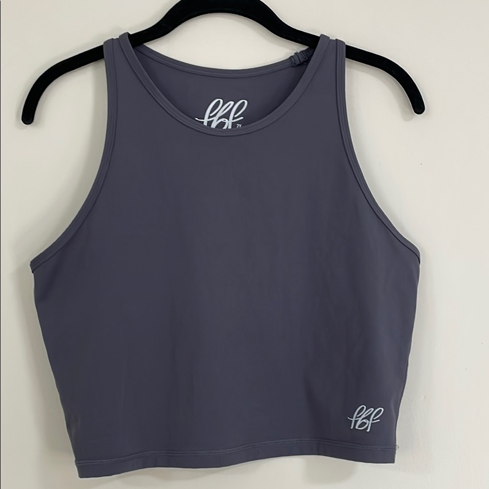 Elegant Gray Sleeveless Women's Tank Top